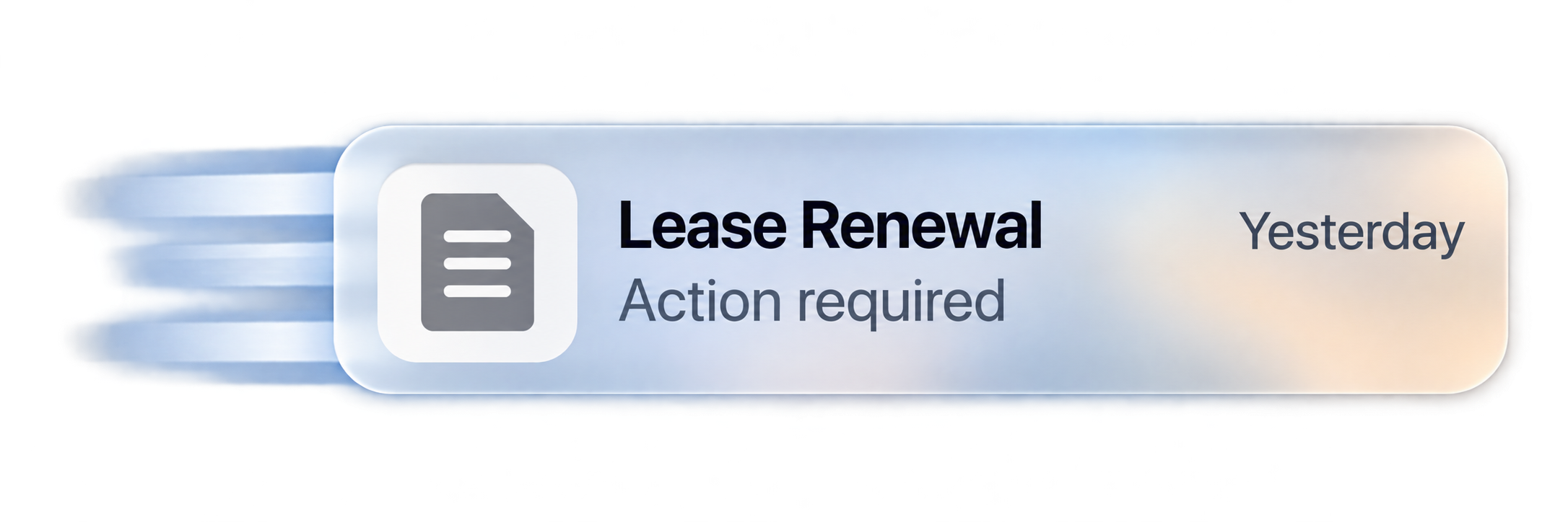 Lease Renewal