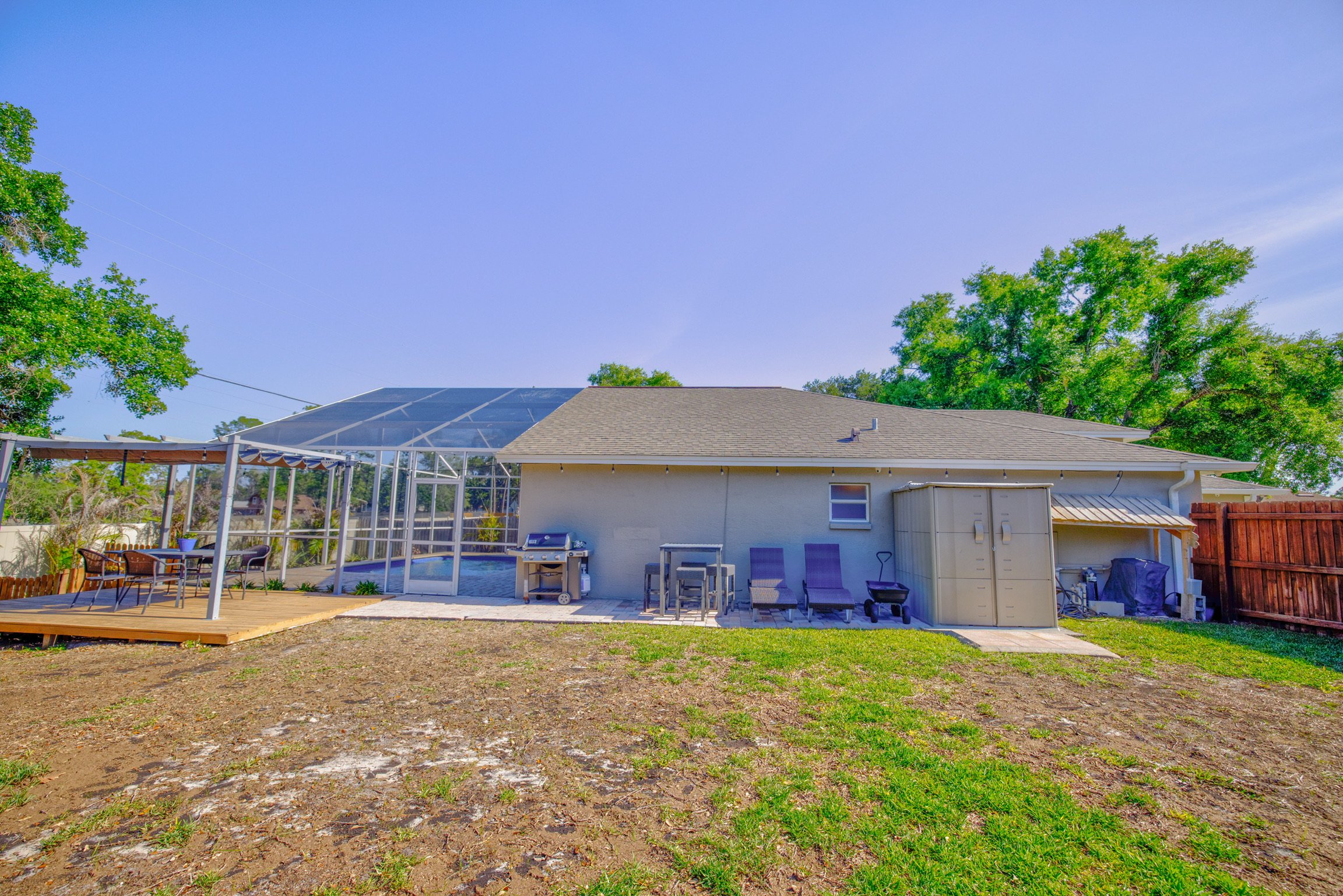 1932 Kettler Drive — kettler-39-from-photo-40.jpg 1932 Kettler Drive, Lutz FL — screened pool and outdoor living