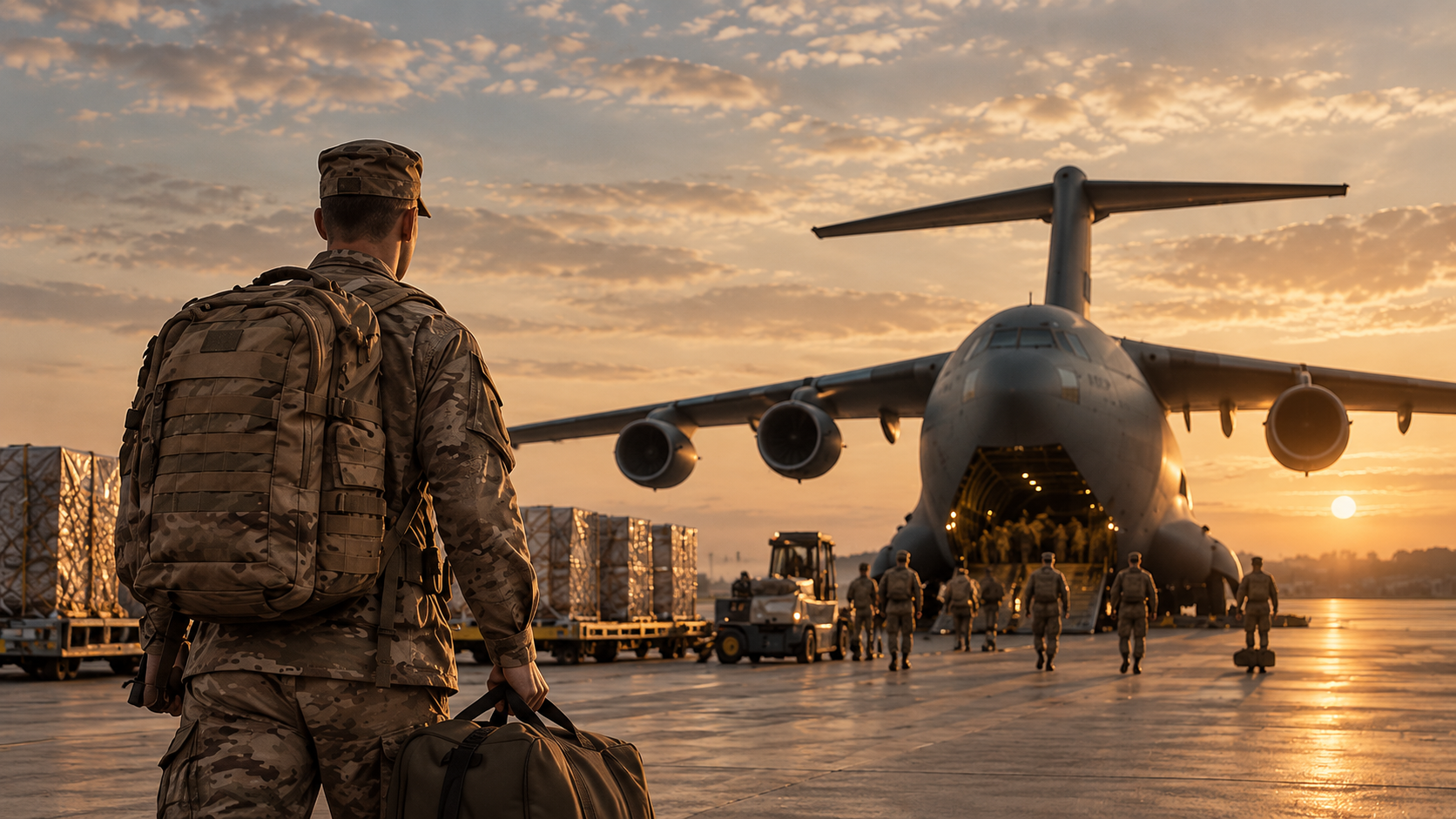 Military relocation planning imagery representing PCS preparation.