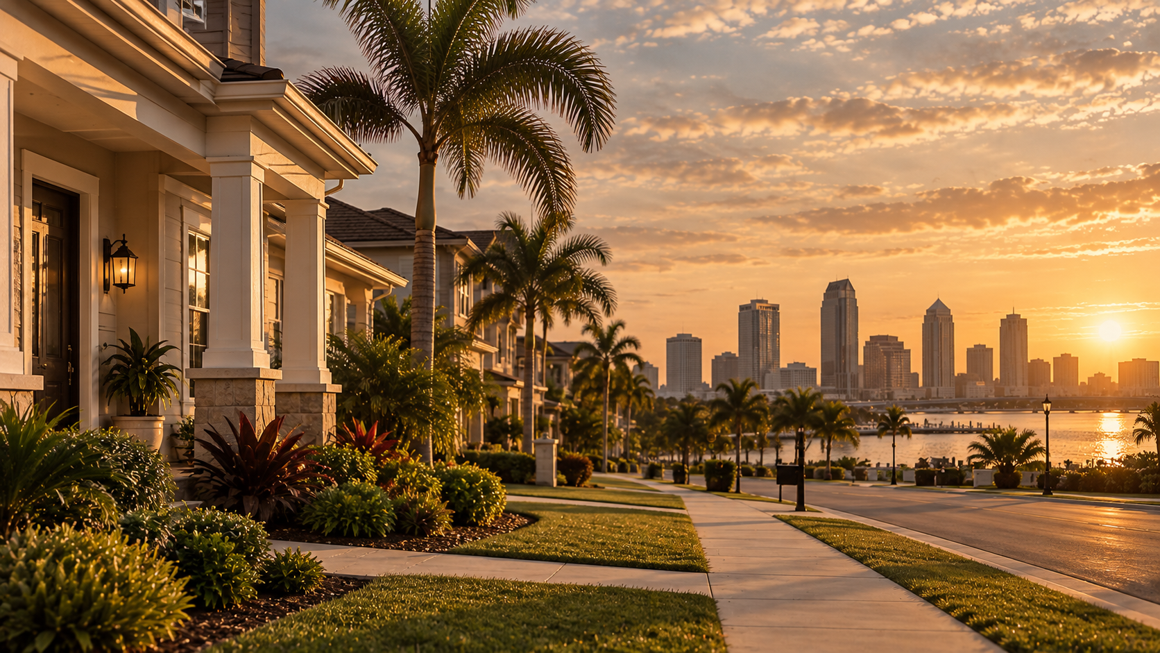 Tampa Bay residential neighborhood representing housing options.